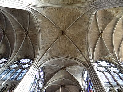 Basilique Saint-Denis - Voûte de la croisée du transept