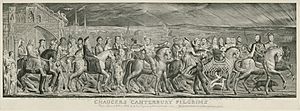 Blake Canterbury Pilgrims engraving