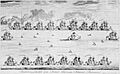 Bombardement de Pondichery en 1748 par la flotte anglaise