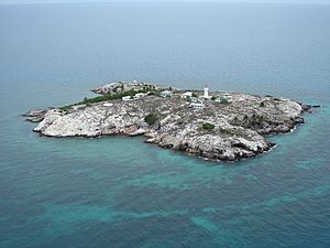 Booby Island aerial