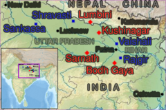 Buddhist pilgrimage sites in India