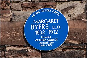 Byers plaque, Belfast - geograph.org.uk - 585984