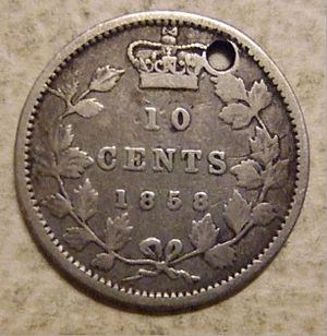 CANADA, VICTORIA 1858 -10 CENTS CANADA'S FIRST DIME a - Flickr - woody1778a