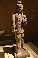 CMOC Treasures of Ancient China exhibit - painted figure of an officer