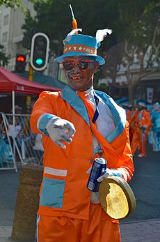 Cape Minstrel at Cape Town Minstrel Carnival (2017)