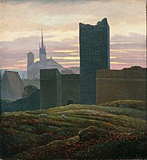 Carl Gustav Carus - The Imperial Castle - Google Art Project