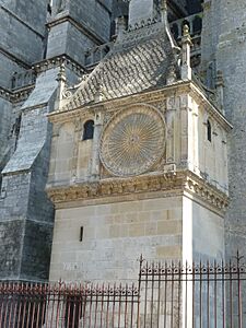 Cathédrale de Chartres, pavillon de l'horloge aile nord