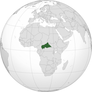 Central African Republic (centered orthographic projection).svg