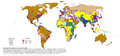 Global urbanization map