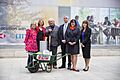 Clara Weatherall, Laura Lee, Steven Holl, Pierre Goad, Daisy Goodwin and Alwen Williams at Maggie's Barts Groundsbreaking