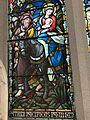 Close up of Memorial window SHA