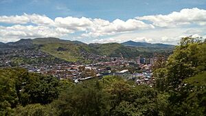 Comayagüela desde EL parque Juan. A Laínez