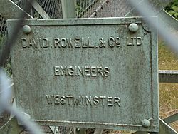 David Rowell Engineers Plaque