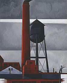 Demuth Charles Chimney and Watertower 1931