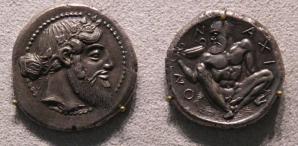 Dionysos tetradrachm Naxos