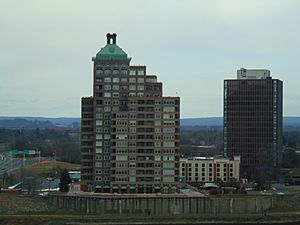 The skyline near the Connecticut River