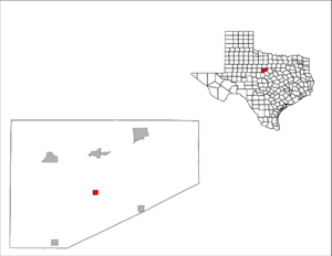 Location of Carbon, Texas