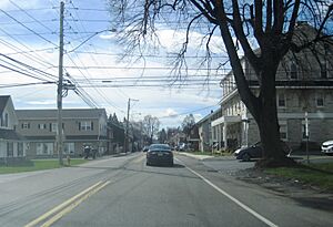 Fogelsville along westbound Main Street