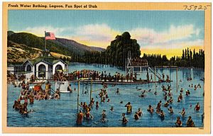 Fresh water bathing, Lagoon, fun spot of Utah (75925)