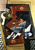 Gino Severini, 1919, Nature morte à la guitare, Private collection