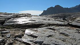 Glacial Striations at Taboose Pass.JPG