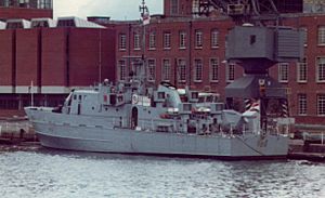 HMS Cygnet at Portsmouth