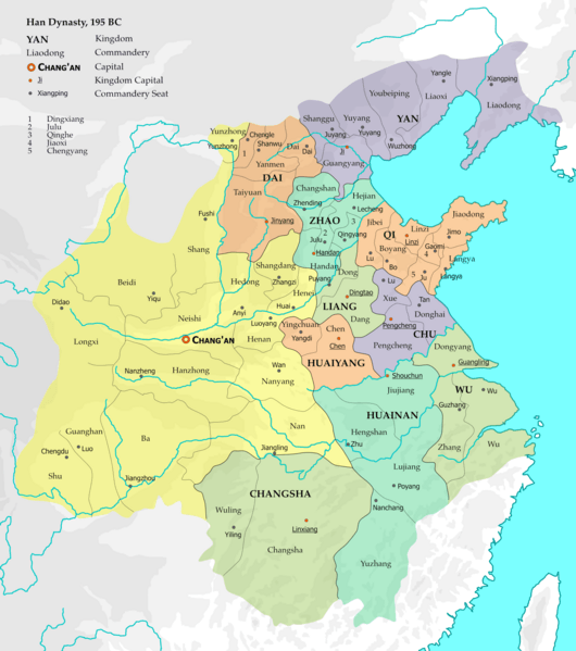 Han dynasty Kingdoms 195 BC