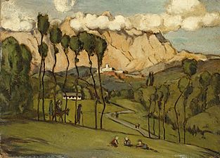Hans Thoma - Die Berge von Carrara