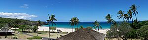 Hapuna beach panorama
