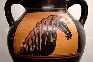 Horse-head amphora Staatliche Antikensammlungen 1362 side A