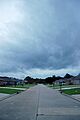 Hurricane Gustav over Zachary, Louisiana
