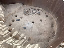 In 1954, archaeologists from the University of Arizona discovered a Hohokam pit house underlying the Tucson Presidio