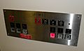 Internal lift control panel