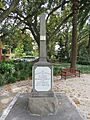 International Order of Good Templars War Memorial, Supreme Court Gardens, January 2021 02