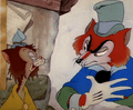 J Worthington Foulfellow and Gideon in Disney's Pinocchio