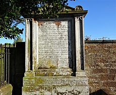 Jessie Lewars gravestone, St Michael's cemetery, Dumfries, Scotland