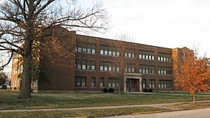 Lincoln Park School in Greenfield, southwestern angle