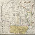 Long & Carey & Lea Geographical, Statistical and Historical Map of Arkansas Territory 1822 UTA (cropped)