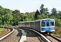 MTAM Millford-Mill-departing-train