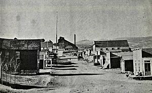 Main street Candelaria Nev c 1880