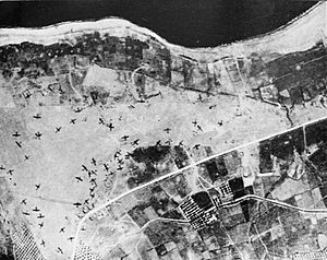Maleme airfield after the Battle of Crete