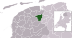 Location of Achtkarspelen