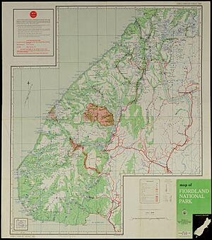 Map of Fiordland National Park (12485990223)