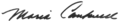 Maria Cantwell signature