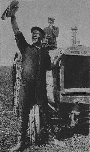 McCormick-Deering 15-30 The First Tractor Propaganda Shot