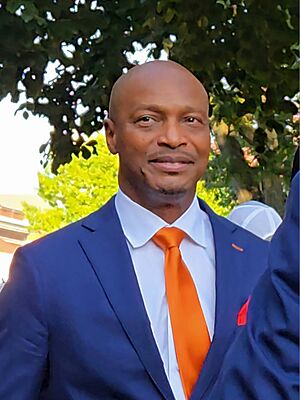 Michael Johnson at Syracuse Orange football quad walk (2024) 01.jpg