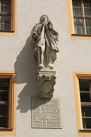 Monument to Matthaus Poppelmann, Dresden Castle