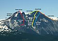 Mount Garibaldi climbing routes