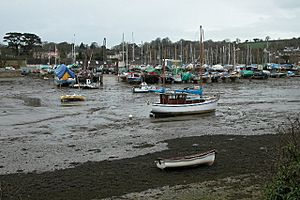 Mylor Creek at low tide - geograph.org.uk - 125386