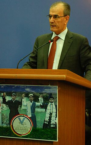 Najmaldin Karim conference speech.jpg